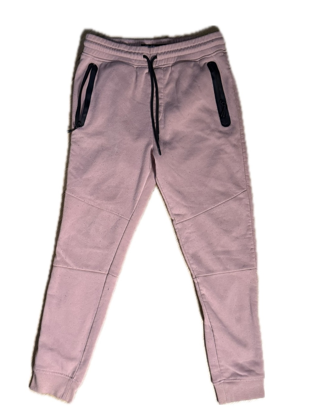 Men’s Brooklyn Cloth “The Jogger” Fleece Jogger Sweatpants – Pink – Size M